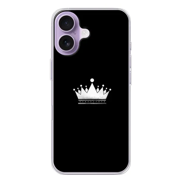 Чехол с рисунком «Белая корона» для iPhone 17 Чехол с рисунком «Белая корона» для iPhone 17