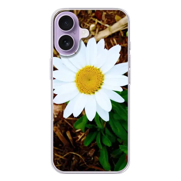Чехол с рисунком «Белая ромашка» для iPhone 17 Чехол с рисунком «Белая ромашка» для iPhone 17