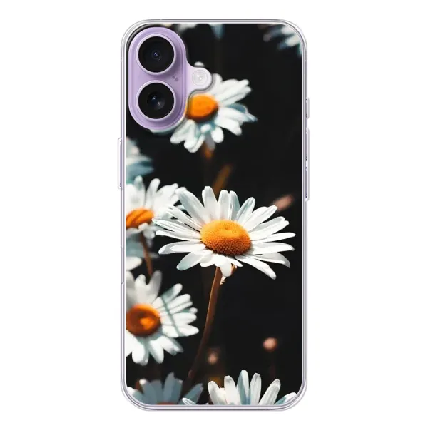 Чехол с рисунком «Белые ромашки» для iPhone 17 Чехол с рисунком «Белые ромашки» для iPhone 17