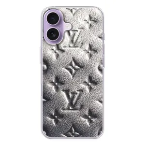 Текстурный Чехол Louis Vuitton для Айфон 17 (Бежевый ЛВ)