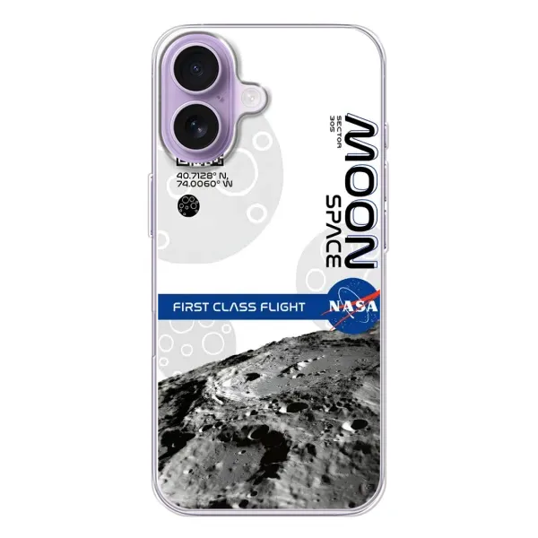 Чехол с рисунком «Билет в космос» для iPhone 17