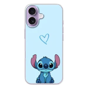Чохол з малюнком Стіч для iPhone 17 (Блакитний Стіч)