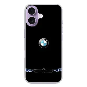 Силіконовий бампер з картинкою машини на iPhone 17 (Чорний BMW)