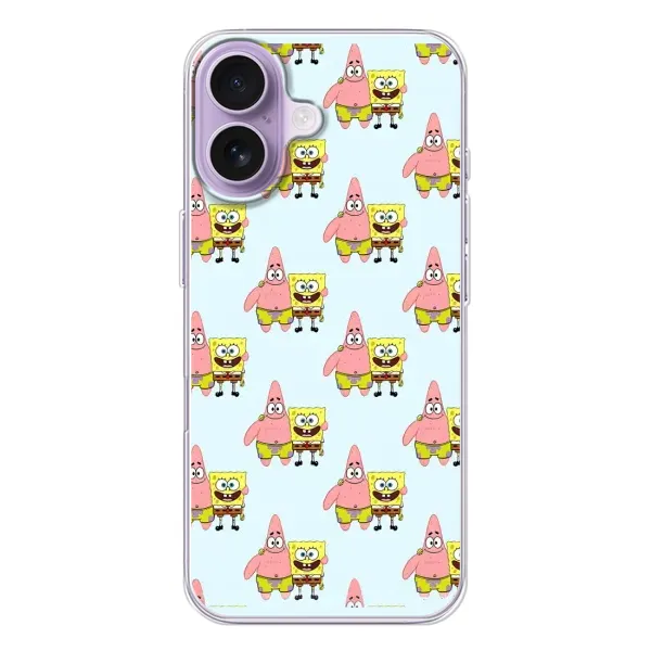 Чохол з малюнком «Боб і Патрік» для iPhone 17