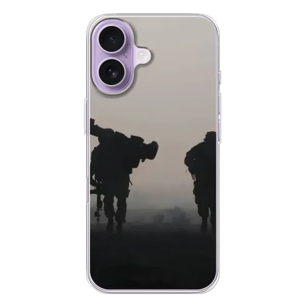 Чехол с рисунком «Бой солдат» для iPhone 17 Чехол с рисунком «Бой солдат» для iPhone 17