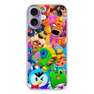 Силіконовый Чохол на iPhone 17 з картинкою Brawl Stars (Brawl-Stars)
