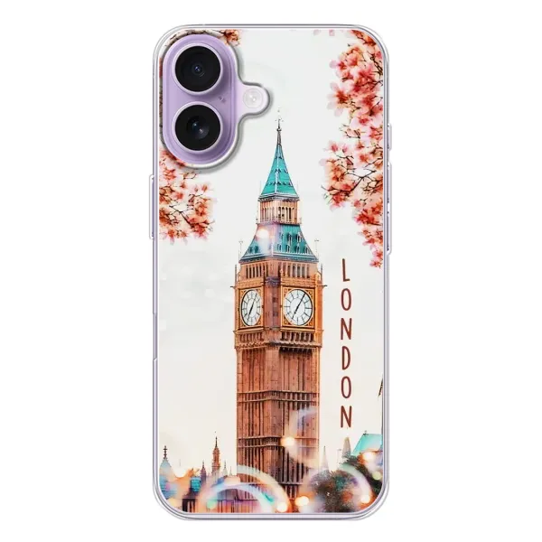 Чохол з малюнком «Годинник Лондон» для iPhone 17
