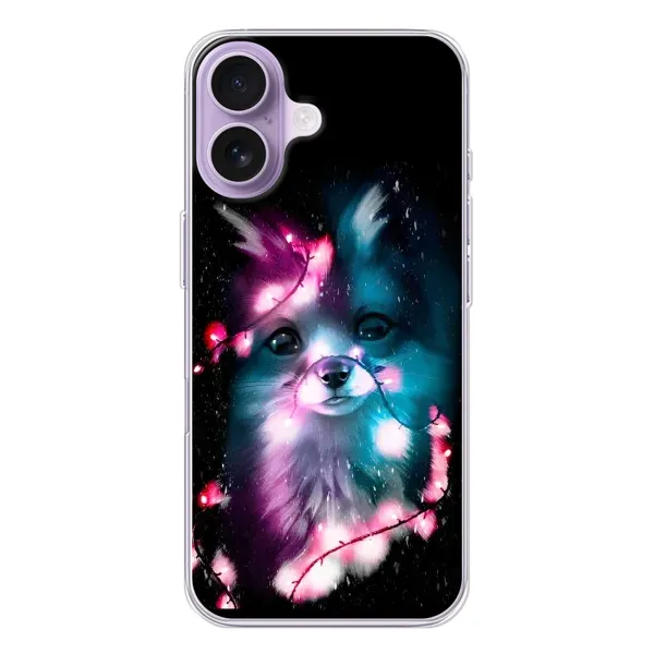 Чехол с рисунком «Черная Лиса» для iPhone 17