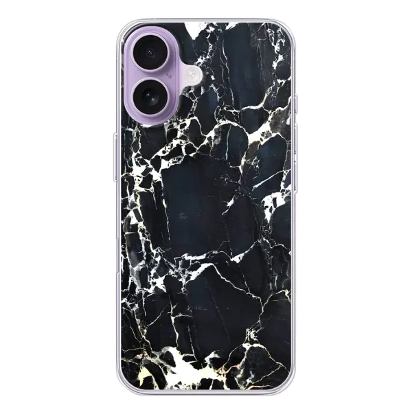 Чехол с рисунком «Чёрный мрамор» для iPhone 17 Чехол с рисунком «Чёрный мрамор» для iPhone 17