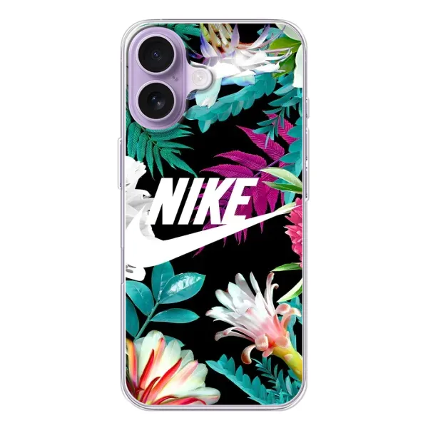 Чехол с рисунком «Цветочный Nike» для iPhone 17