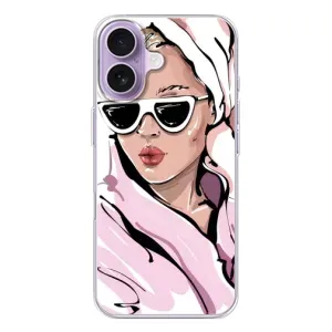 Чехол с картинкой Модные Девчонки iPhone 17 (Девушка в халате)