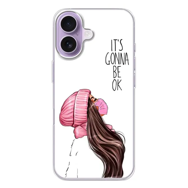 Чехол с рисунком «Девушка в маске» для iPhone 17