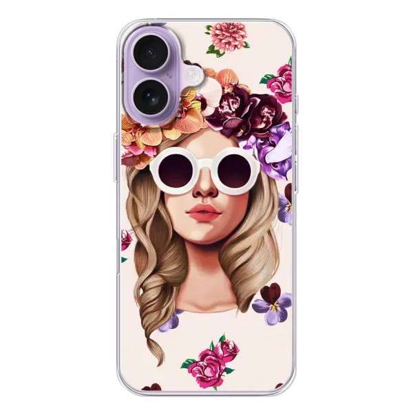 Чехол с рисунком «Девушка в очках» для iPhone 17 Чехол с рисунком «Девушка в очках» для iPhone 17