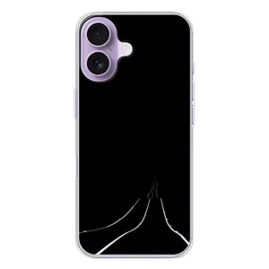Чехол с картинками на черном фоне для iPhone 17 (Дорога)