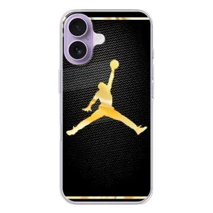 Силиконовый Чехол Nike Air Jordan на Айфон 17 (Джордан 23)