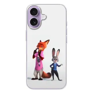 Силиконовый чехол с принтом Зоотрополіс для iPhone 17 (Джуди и Ник)