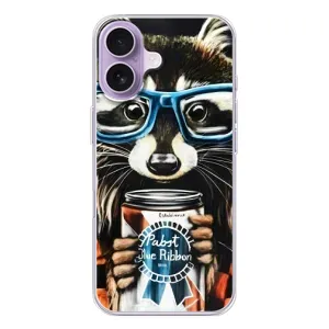 Силіконовий Чохол з Энотами на iPhone 17 (Єнот в окулярах)
