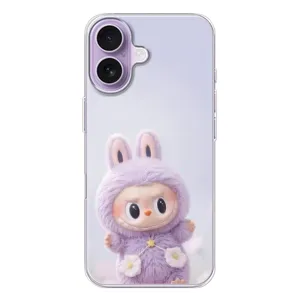 Чохол з принтом Лабубу для iPhone 17 (Фіолетовий Лабубу)