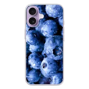 Чехол с изображением вкусной еды для iPhone 17 (Голубика)