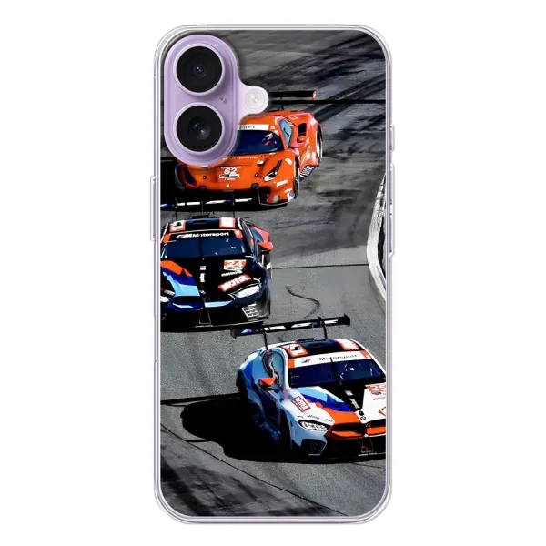 Чехол с рисунком «Гонщики» для iPhone 17