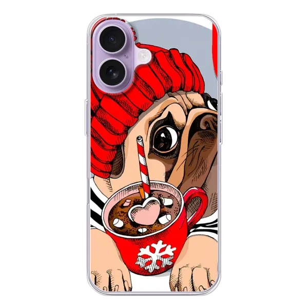 Чехол с рисунком «Грустная собака» для iPhone 17 Чехол с рисунком «Грустная собака» для iPhone 17