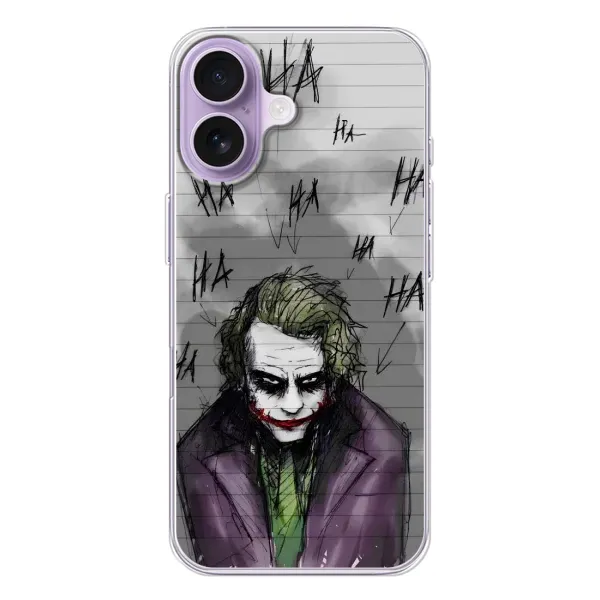 Чехол с рисунком «Joker клоун» для iPhone 17 Чехол с рисунком «Joker клоун» для iPhone 17