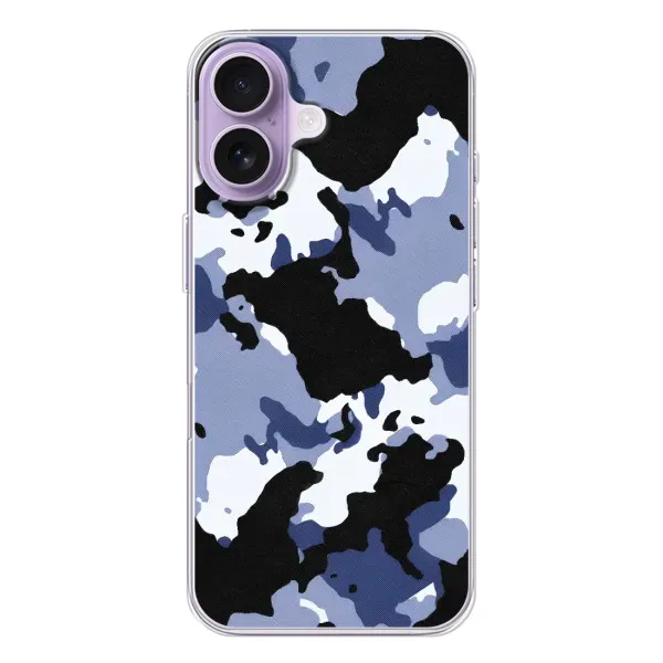 Чехол с рисунком «Камуфляжный Серый» для iPhone 17 Чехол с рисунком «Камуфляжный Серый» для iPhone 17