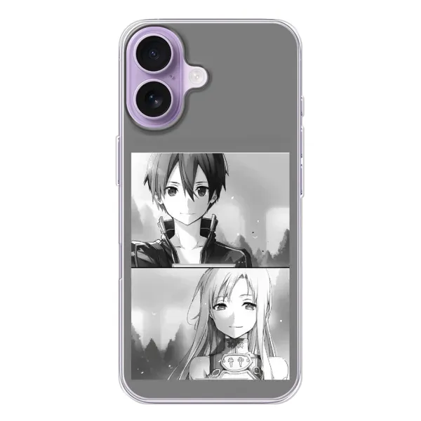 Чехол с рисунком «Кирито-Асуна» для iPhone 17 Чехол с рисунком «Кирито-Асуна» для iPhone 17