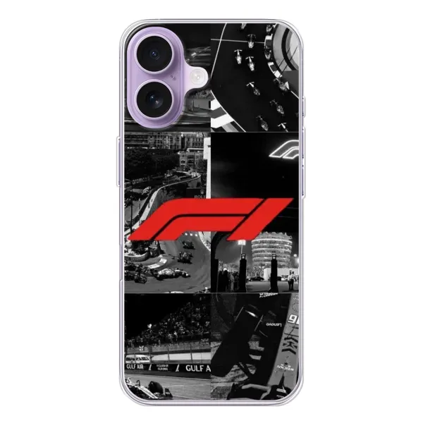 Чехол с рисунком «Коллаж Формула 1» для iPhone 17 Чехол с рисунком «Коллаж Формула 1» для iPhone 17