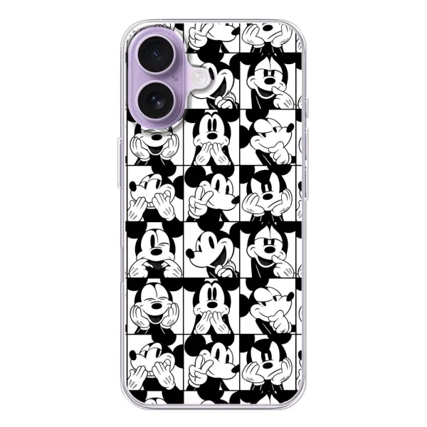 Чехол с рисунком «Коллаж Микки Маус» для iPhone 17