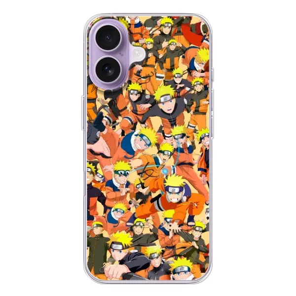 Чехол с рисунком «Коллаж Наруто» для iPhone 17