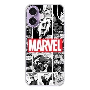 Силиконовый Чехол для iPhone 17 (Комикс Марвел)