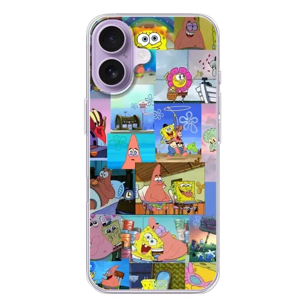 Чехол с рисунком «Комиксы Спанч Боб» для iPhone 17