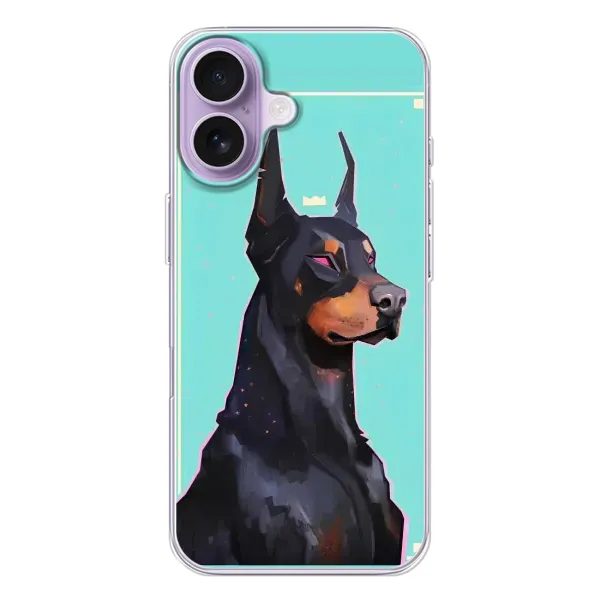Чохол з малюнком «Король доберман» для iPhone 17 Чохол з малюнком «Король доберман» для iPhone 17
