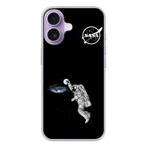 Силіконовый бампер з принтом "Наса" на iPhone 17 (Космонавт баскетболіст)