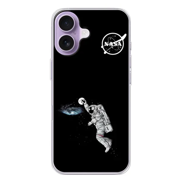 Чехол с рисунком «Космонавт баскетболист» для iPhone 17