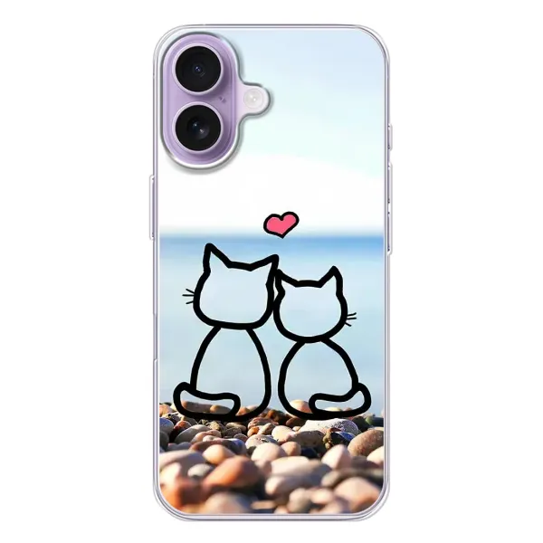 Чохол з малюнком «Котейки» для iPhone 17 Чохол з малюнком «Котейки» для iPhone 17