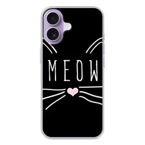 Бампер з зображенням Котиків для Айфон 17 (КОТИК MEOW)