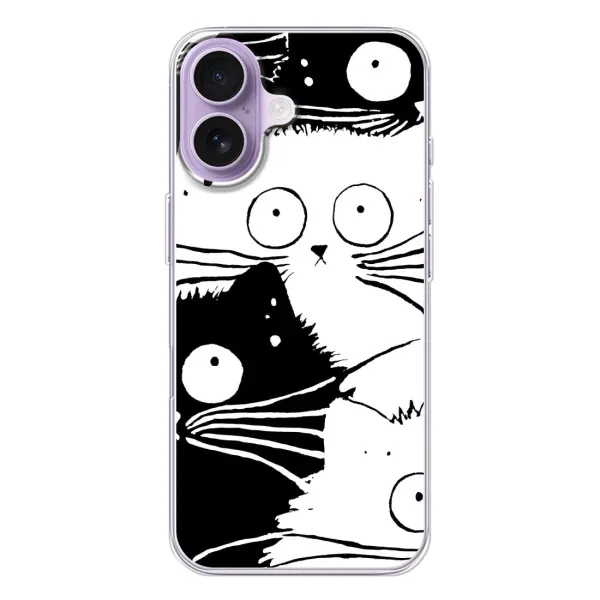 Чехол с рисунком «КОТИКИ» для iPhone 17