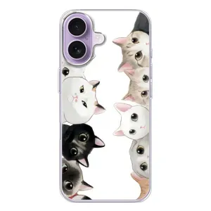 Силіконовий чохол з котиком для iPhone 17 (Коти)