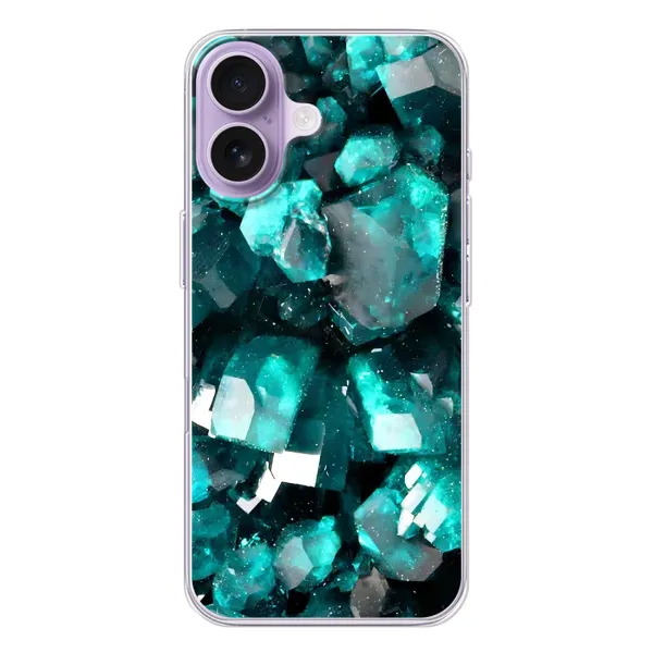 Чехол с рисунком «Кристалы» для iPhone 17