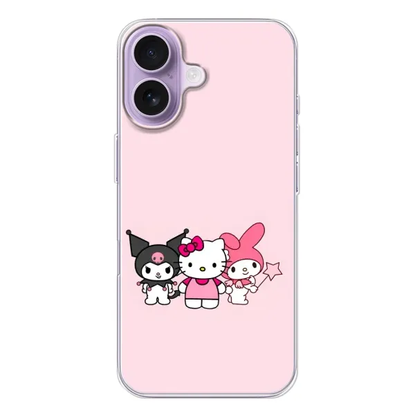 Чехол с рисунком «Куроми Мелоди Китти» для iPhone 17 Чехол с рисунком «Куроми Мелоди Китти» для iPhone 17