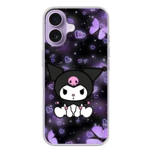 Чохол з персонажем Куромі на iPhone 17 (Куромі на чорному)