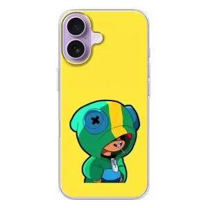 Чехол Бравл Старс для iPhone 17 (Леон (LEON))