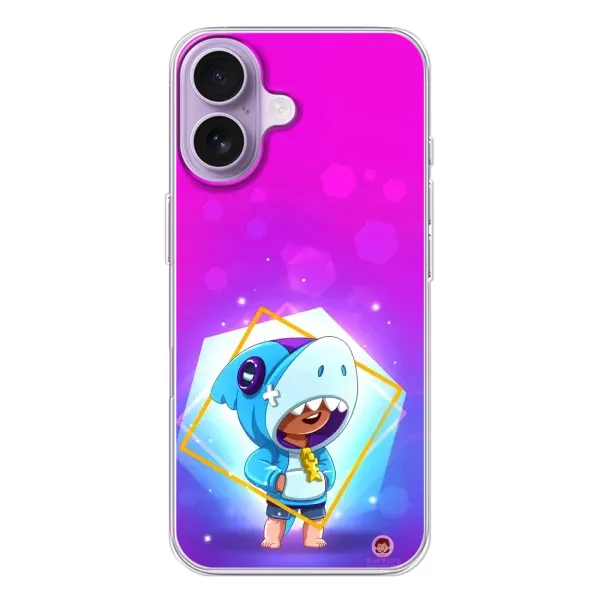 Чехол с рисунком «Леон в костюме Акулы» для iPhone 17