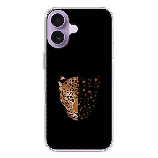Чехол с рисунком «Леопард на черном» для iPhone 17 Чехол с рисунком «Леопард на черном» для iPhone 17