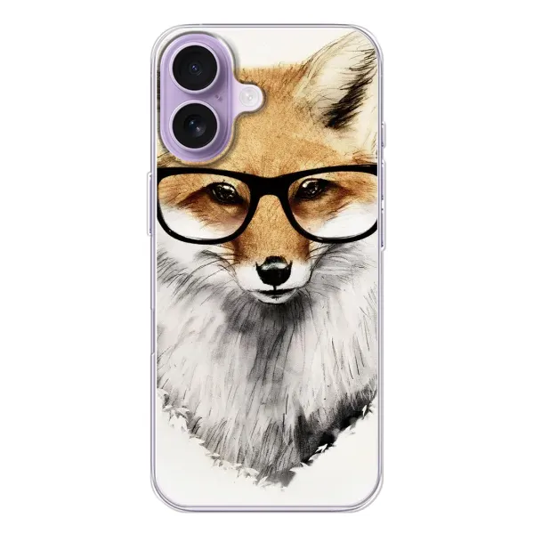 Чехол с рисунком «Лисичка» для iPhone 17