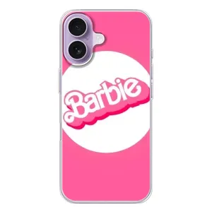 Силиконовый Чехол Барби Фильм на iPhone 17 (Лого Барби)