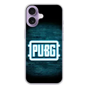 Чехол (TPU) с картинкой "Лого Пабг" на Айфон 17 (Лого PUBG)