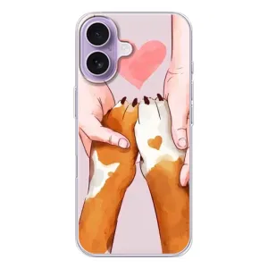 Чохол (ТПУ) Милі песики для iPhone 17 (Любов до собак)